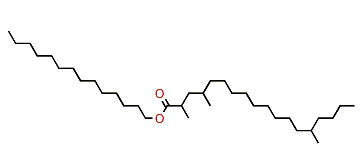 Tetradecyl 2,4,14-trimethyloctadecanoate